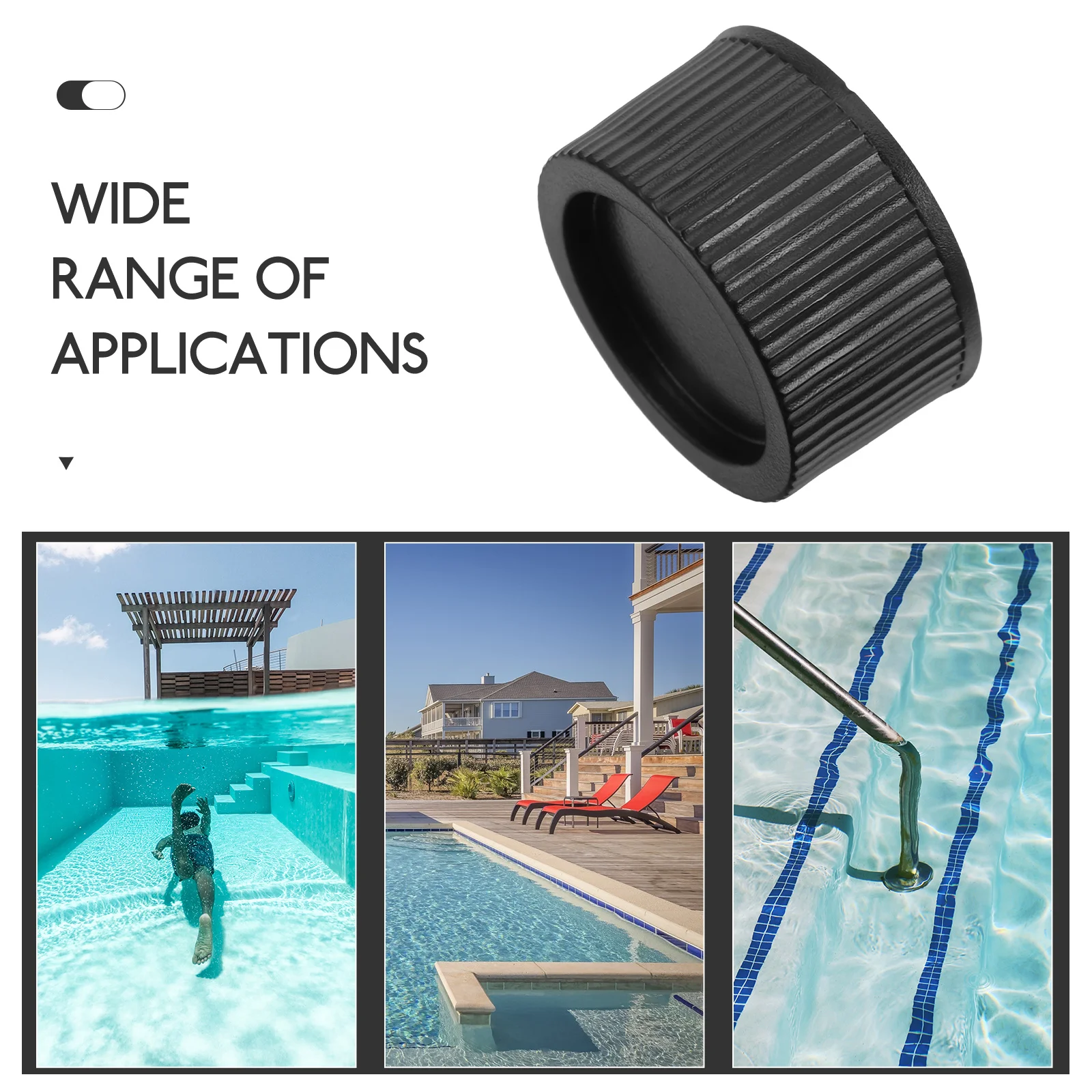 

2Pcs Pool Sand Filter Drain Cap Gasket Included Spa Part Long Lasting Easy Installation Sleek Sand Filter Drain Cover