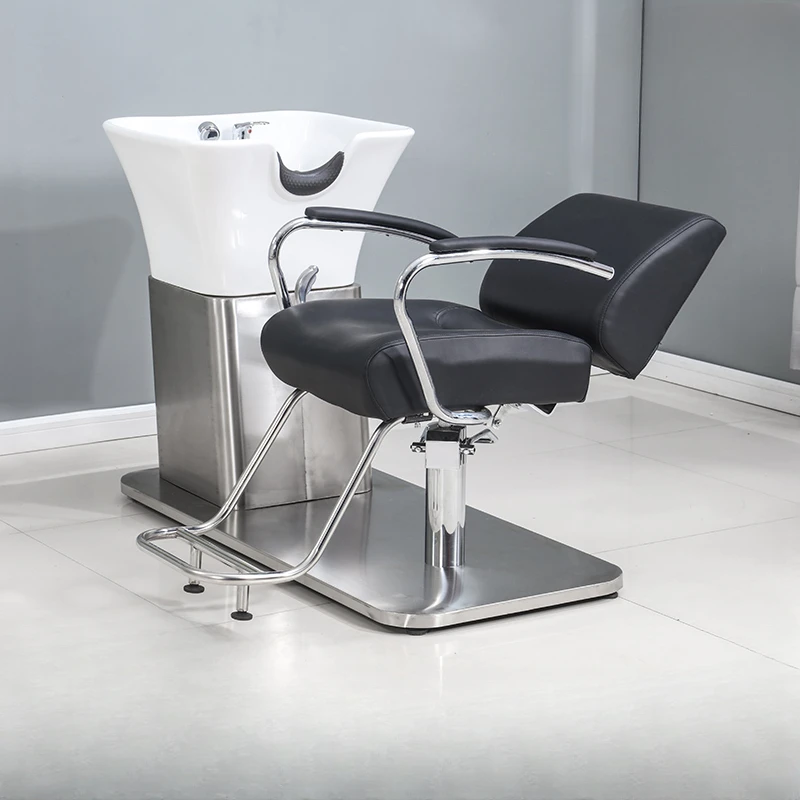 

Massage Professional Chair Hairdressing Seats Beauty Salon Washing Japanese Spa Hair Basin Commercial Complete Washbasin Bed