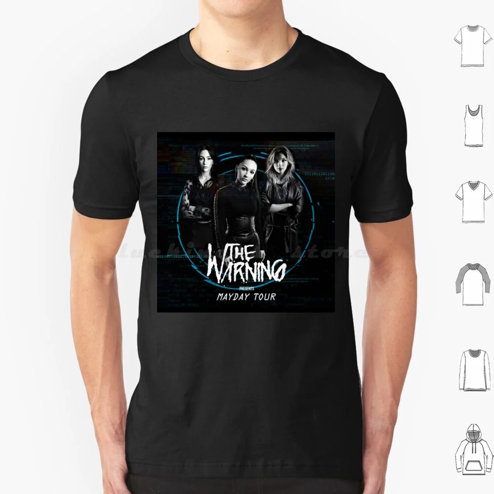 تي شيرت The Warning Is A Rock Band Classic مقاس 6xl قطن رائع تي شيرت The Warning Is A Band