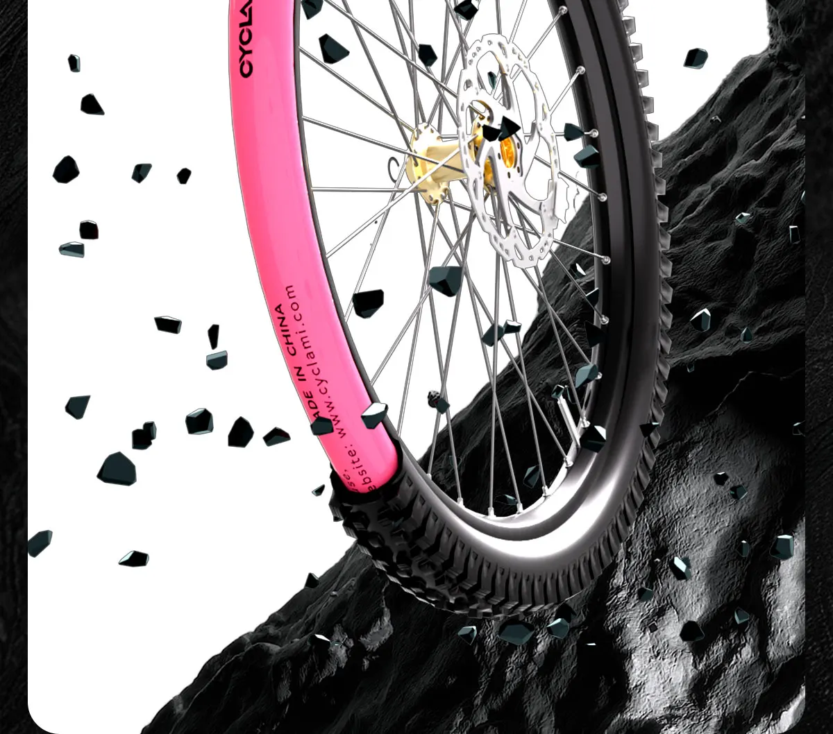 CYCLAMI Ultraleichter Fahrradschlauch MTB 26 27,5 29 Zoll Fahrrad TPU-Reifen 45mm Metall Französisches Presta-Ventil Superleicht für 1,9~2,5 – Detail 13