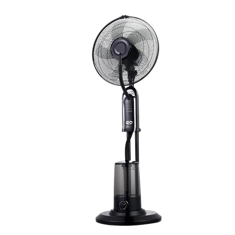 Round Base Misting Cooling Fan Portable Water Mist Air Cooler Quiet Evaporative Ventilation Fan For Indoor Home Office