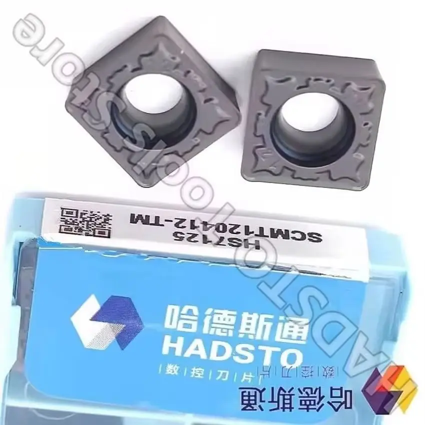 

SCMT120412-TM HS7125 SCMT433 HADSTO CNC blade carbide inserts Turning inserts 10pcs/box