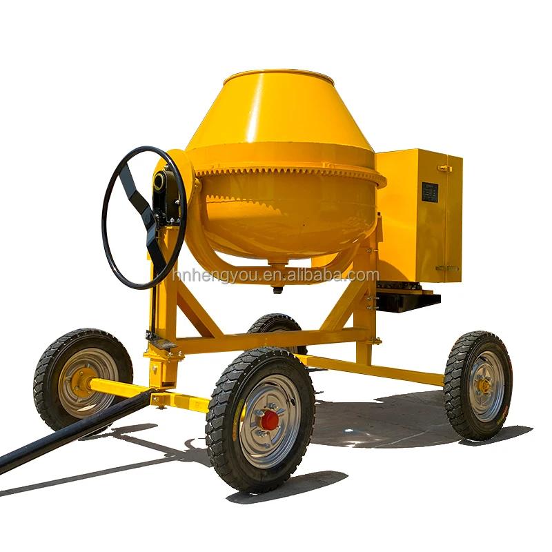 Concrete Mixer Easy-to-Operate Mini Concrete Mixer China-made 350L Reclaiming Capacity Featuring Engine Pump Motor Core