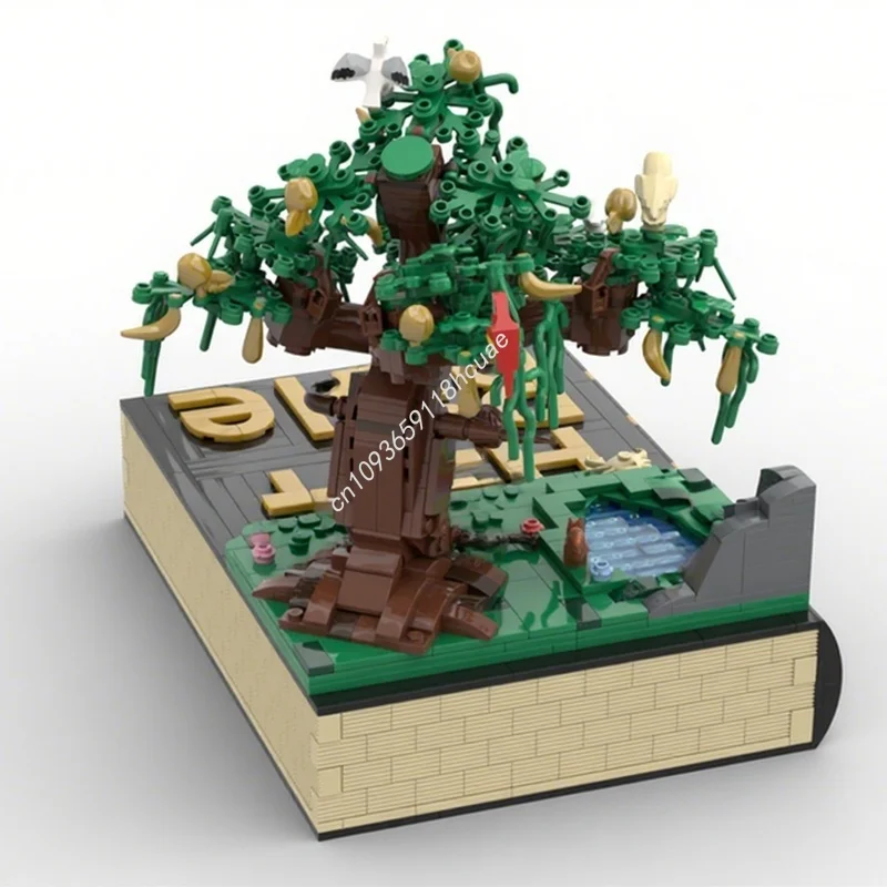 491 pçs moc a bíblia sagrada adam e eve modelo blocos de construção brinquedo arquitetura diy ideia criativa tijolo presente natal aniversário