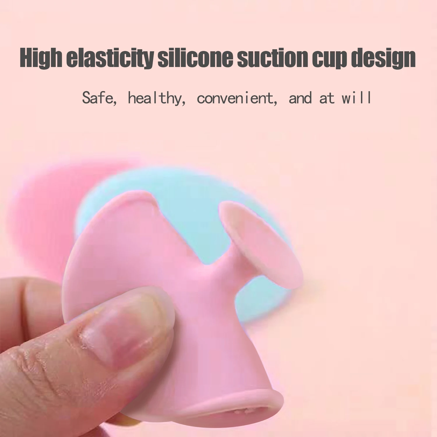 1pcs Silicone shampoo brush suitable for bathing, soft silicone shower brush, head hair washing, massage brush, wiping comb