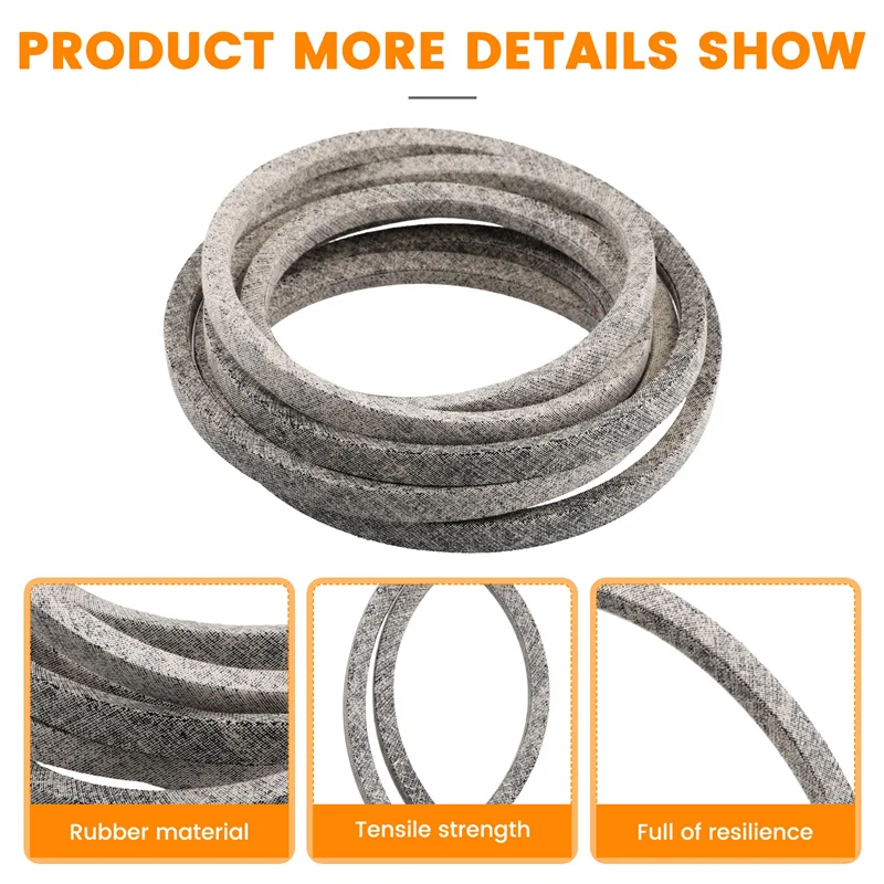 

A51K-Deck Belt GX21833 Fits For John Deere GX20571 D140 D150 L120 Mower (1/2 X141)