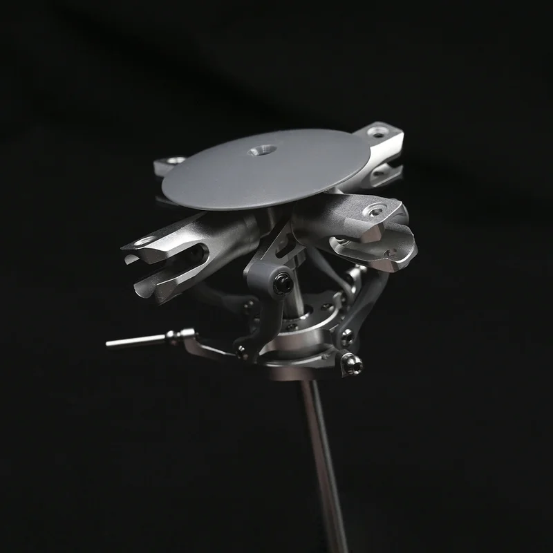 Flywing Fw450l 4-bladige metalen rotorkop Echte helikopter 6 mm hoofdas Universele kruisschijf Fw450 Bell Uh1 Yatuo 470 Universeel