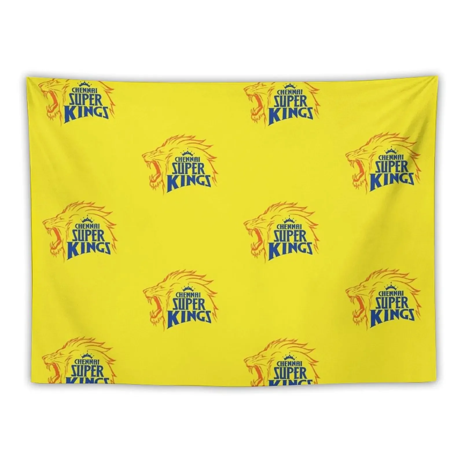 

Chennai Super Kings CSK IPL Team 2021 Tapestry Home And Comfort Decor House Decoration Tapestry