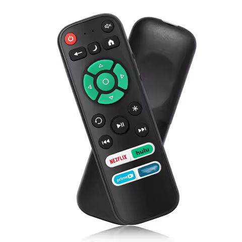 2Pcs Replacement Remote Control Only for Roku TV, Fit for TCL/Hisense/Insignia/JVC/Hitachi Roku TV (Not for Roku Stick and Box)