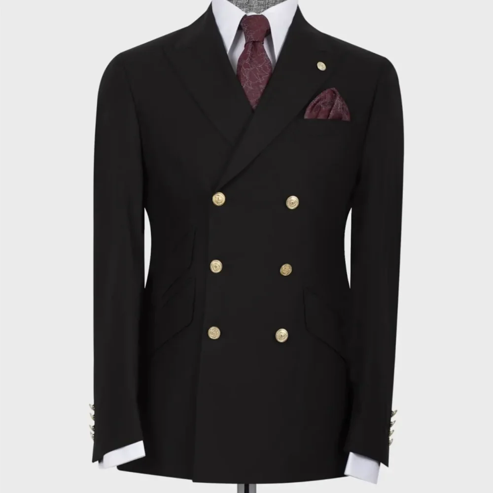 أحدث سترة رجالية على طراز الرجل المحترم لعام 2025 بلون سادة بدلة عمل على الشاطئ لحفلات الزفاف #3