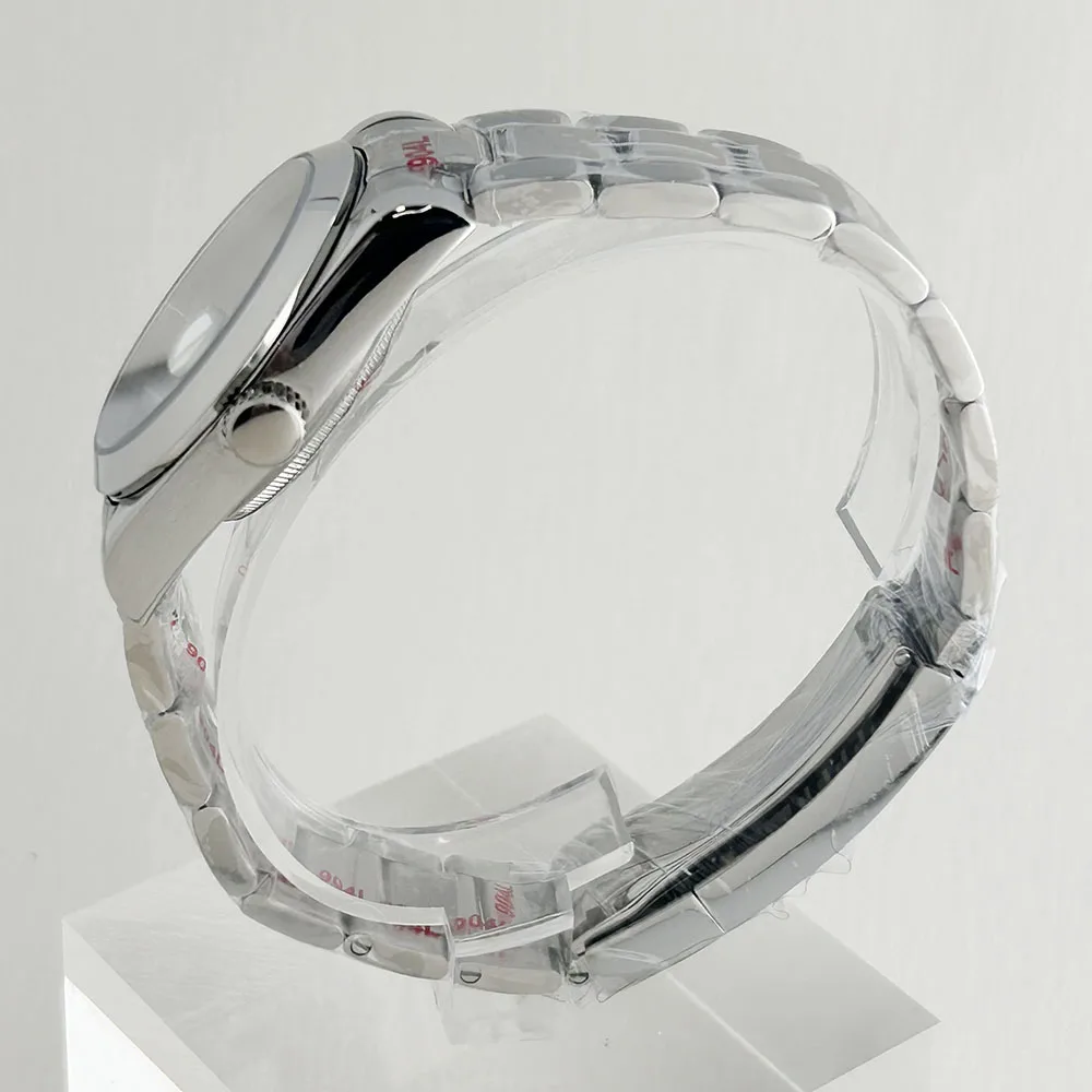 NH35 ساعة حافظة 36 مللي متر/39 مللي متر ساعة حافظة أوتوماتيكية ميكانيكية الياقوت الزجاج ساعة رجالية تناسب NH35 NH سلسلة أداة الحركة ﻿