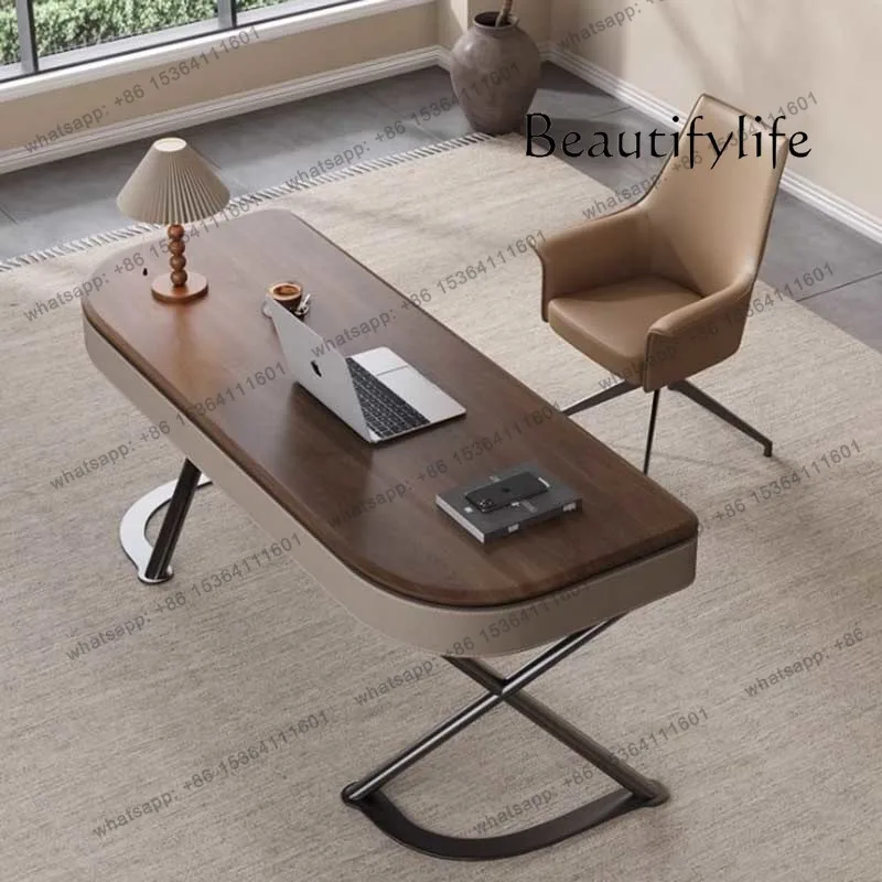 Office Drawer Computer Desks Storage Modern Wooden Table Computer Desks Study Height Writing Escritorios De Ordenador Furniture