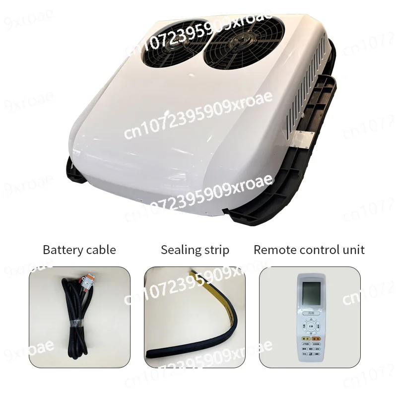 

For Caravan Excavator Truck Sleeper RV House Truck Air Conditioning System 12V 24 Volt Roof Semi-air Conditioning, Suitable