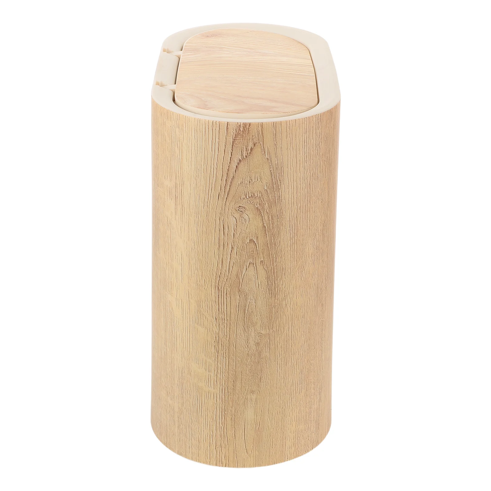 

Narrow Kitchen Trash Bin Slim Waste Basket with Press Top Lid Covered Wastebasket for Small Spaces Slim Bathroom Waste Basket