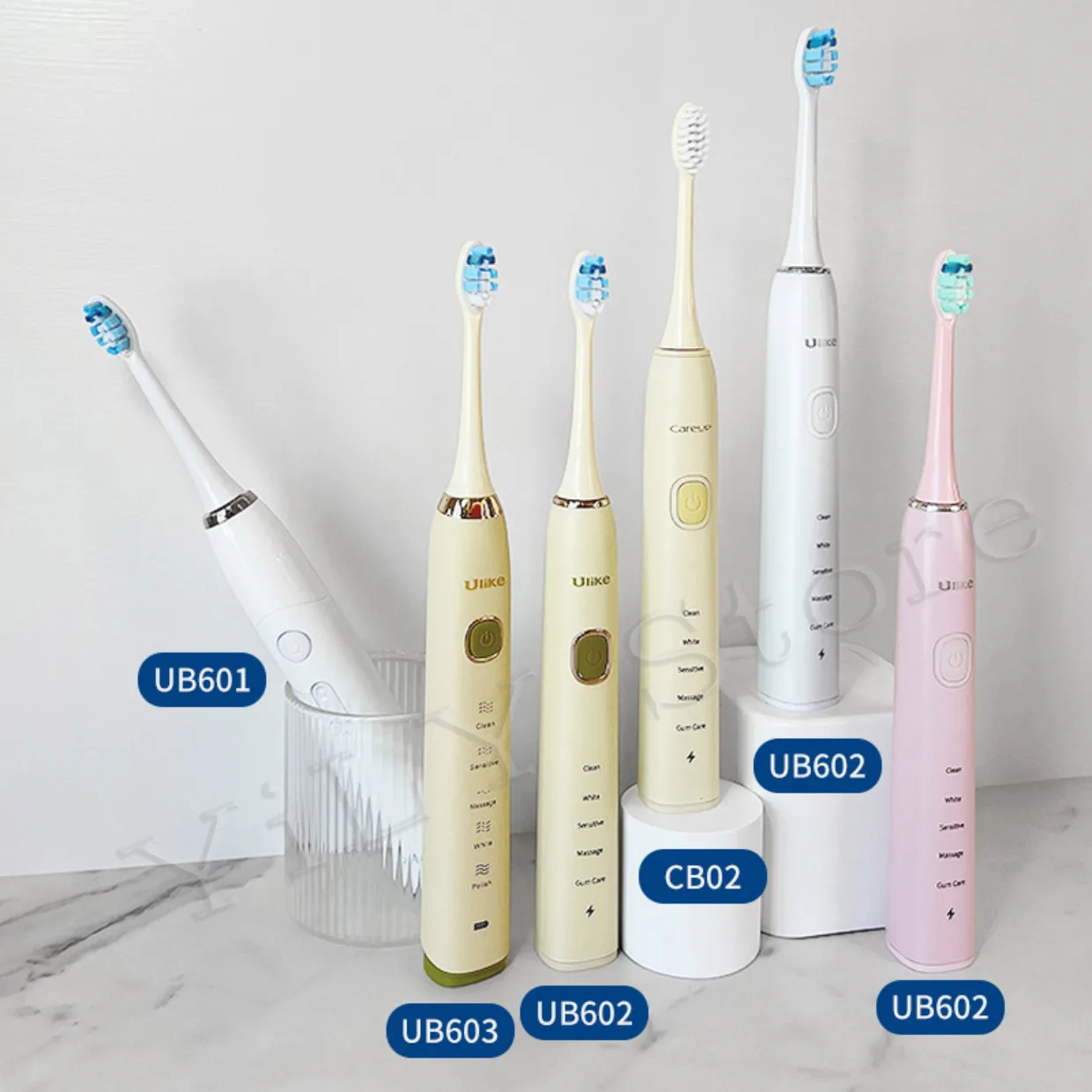 Adapt Ulike Electric Toothbrush Head Careup Replacement Head UB601/UB602/UB603/SN903/CS01/CB02 Universal DuPont Brush Head