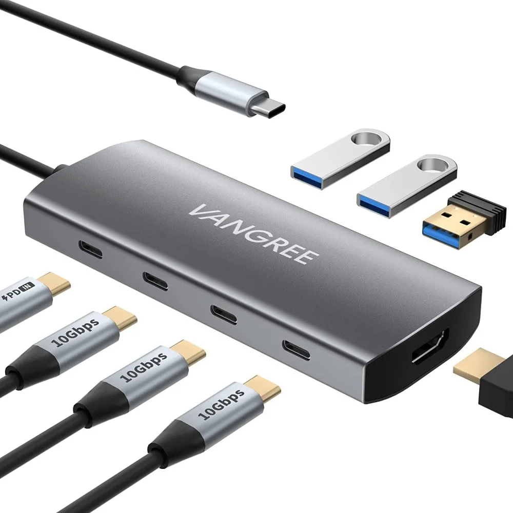 Usb C Hub With 3 US… - image