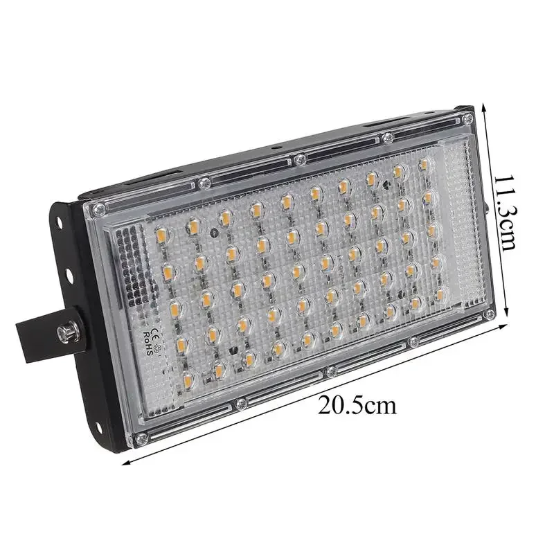 1PC 50W Flood Light Foco LED DC 12V Outdoor Lighting Projector IP65 Waterproof Spotlight LED Flood Light for Outdoor House