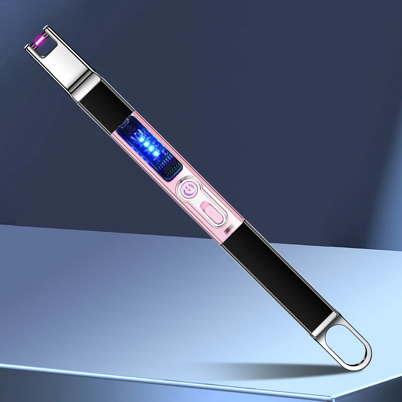 New Transparent Luminous Panel Windproof Arc Igniter Kitchen Portable Lighter Aromatherapy Candle Special Wholesale