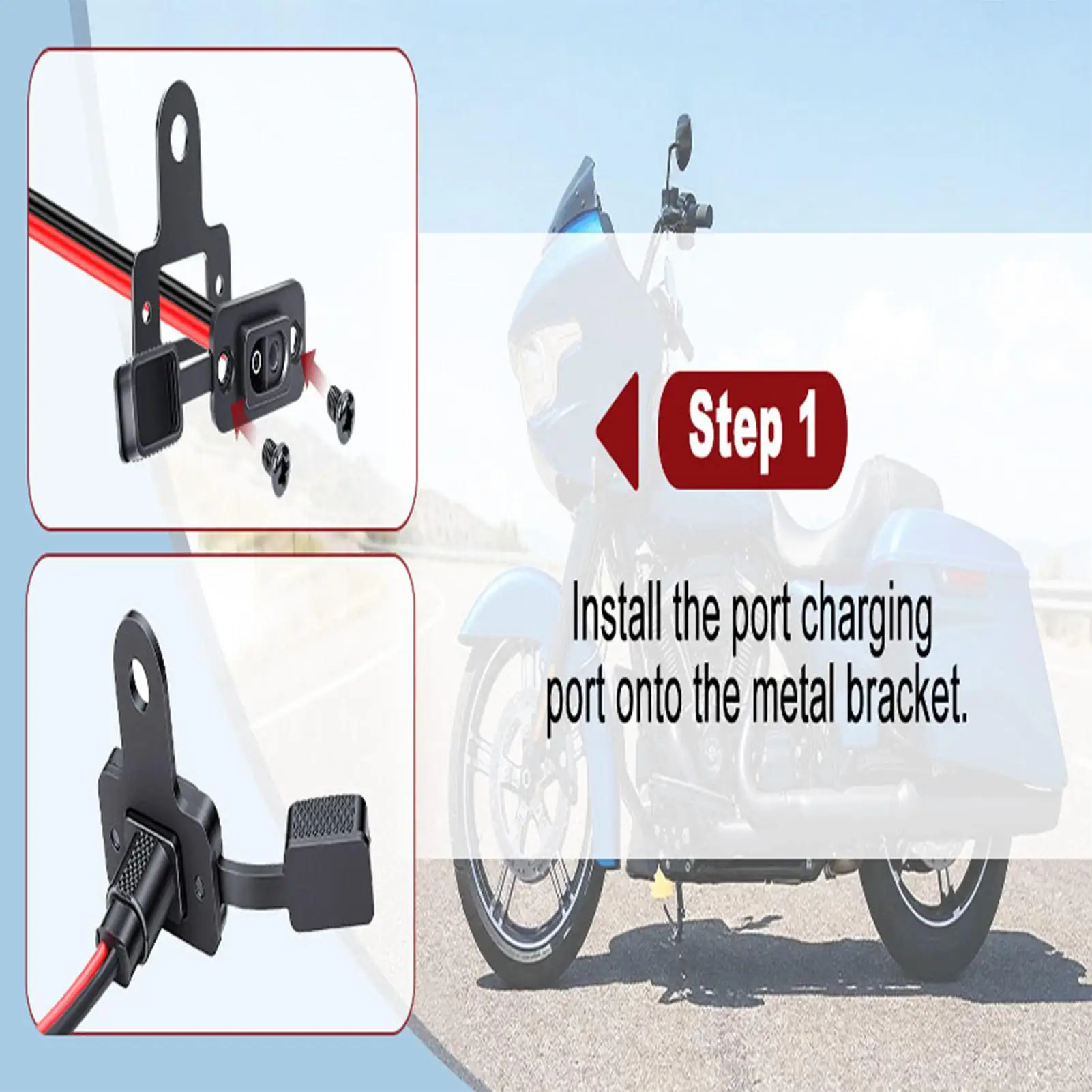 Battery Charger Quick Connect Plug SAE Extension Cable With Screws Motorcycle Battery Charger Cord For Generator Boat Truck RV
