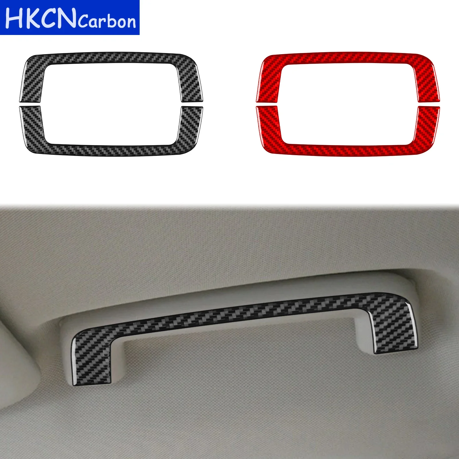 

Carbon Fiber Car Accessories Auto Roof Handle Panel Puller Frame Cover Trim Sticker Modification For Ford Focus 2012—2018