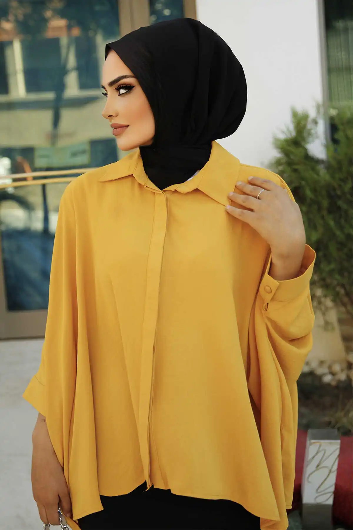 Casual Cut Tunic Yellow