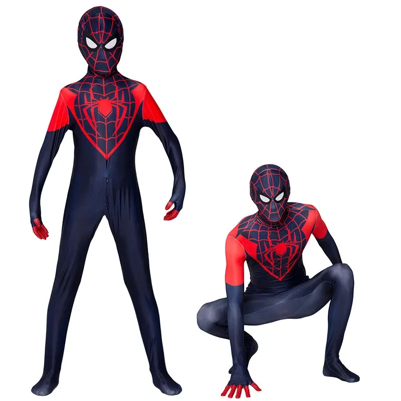 Deadpool Bodyguard Bodysuit Spiderman Cosplay Costumes Jumpsuit Children\'s Spider Man Miles Morales Superhero Halloween Carnival