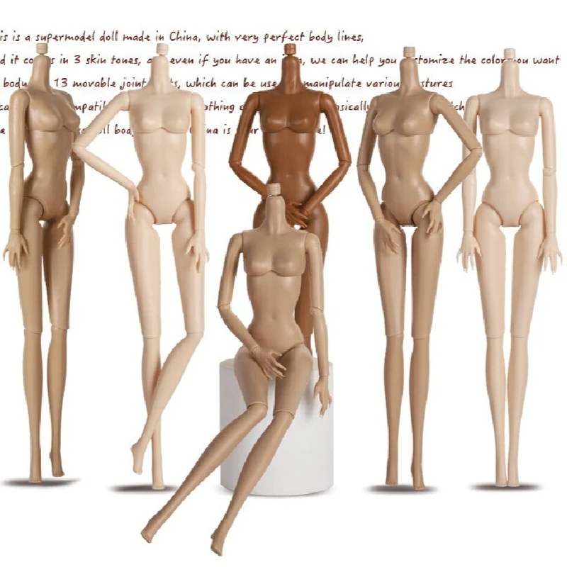 

Европейские и американские модели различных тонов кожи, 11-дюймовые подвижные шарнирные куклы в форме тела, материал ПВХ, аксессуары для игрушек