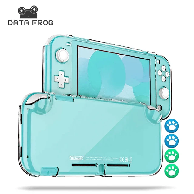 DATA FROG Antypoślizgowa osłona ochronna kompatybilna z konsolą do gier Switch Lite Pełna osłona Crystal Shell Case do Switch Lite