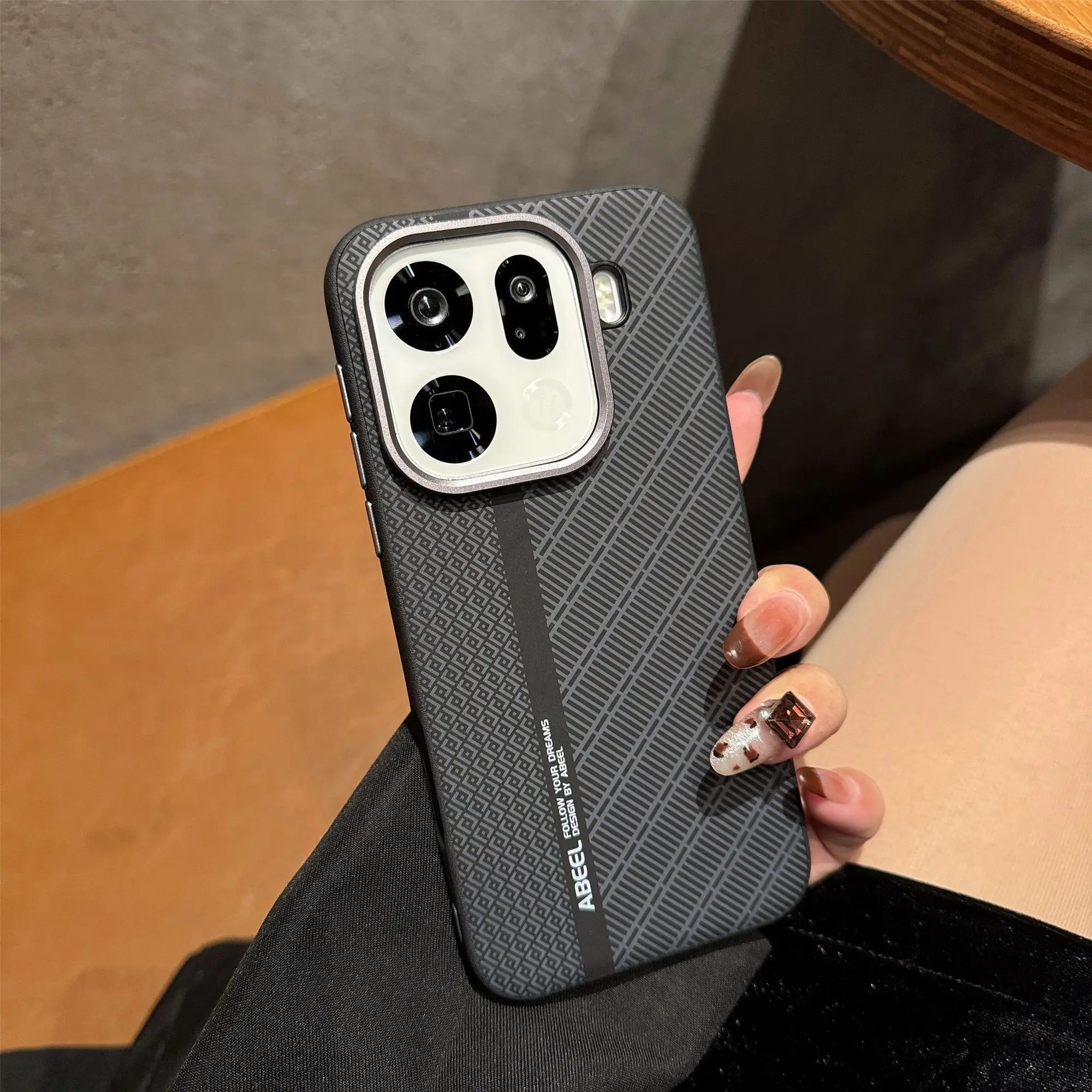 Für OPPO Find X9 Pro Hülle Harte PU-Kohlefaser MagSafe Magnetische Schutzhülle Rückseite für Find X9 X8 Pro X8 Ultra
