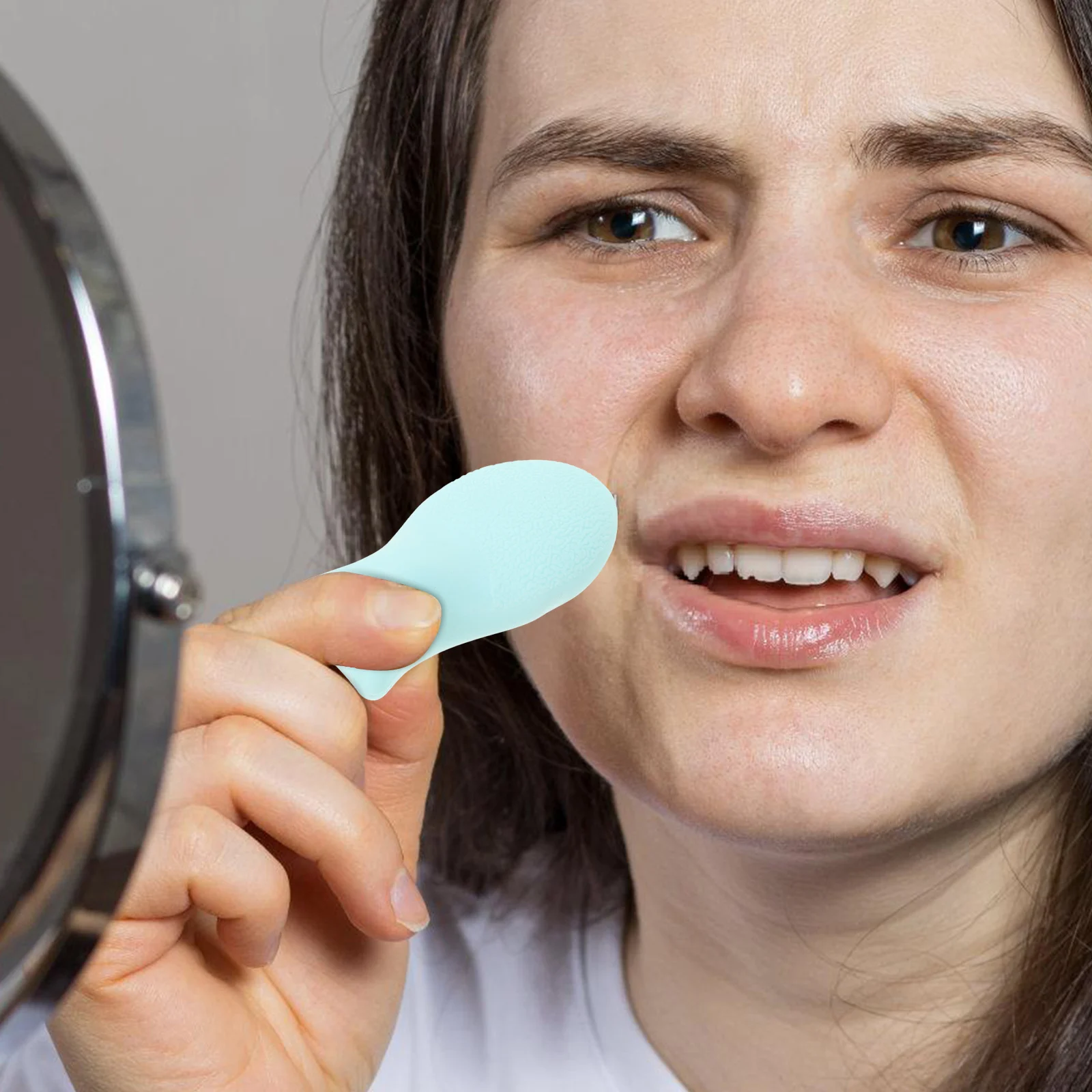 Bouffée de poudre en Silicone, fond de teint, réutilisable, lavable, outil de maquillage doux pour le visage, couverture naturelle, 2 pièces