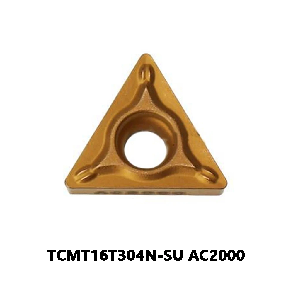 TCMT 110204 N-SU TCMT 110204N-SU TCMT110204 N SU TCMT110204N-SU AC3000 Original 60° Blade Carbide Plates CNC Lathe Cutter Knife