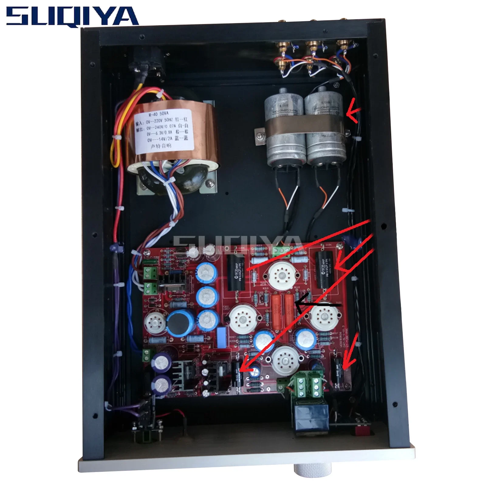 Suqiya-american CAT KING-preamplificador de tubo de CAT-SL1 6Z4 ECC82 ECC83S 6922 12AU7 12AX7, preamplificador de Audio HIFI