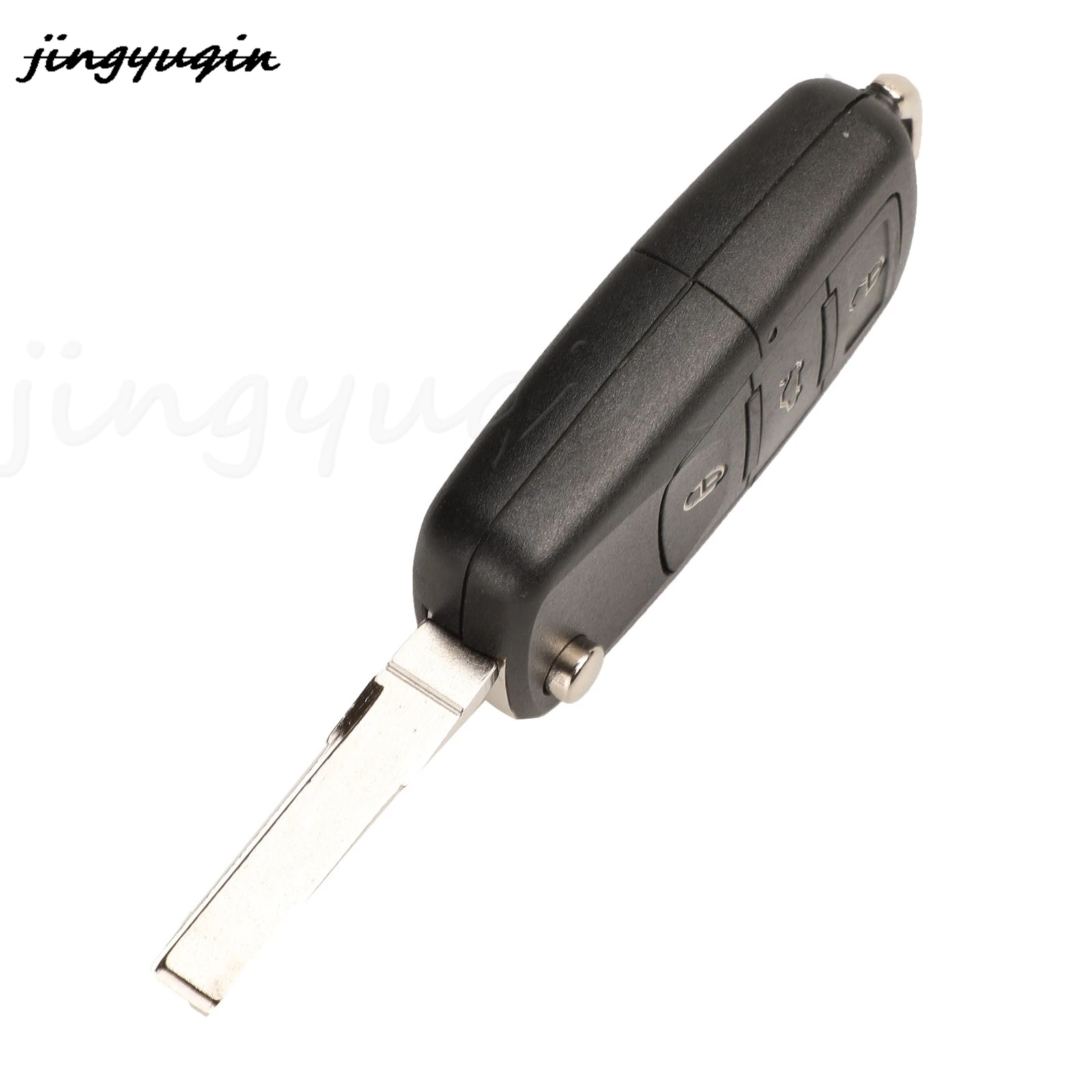 jingyuqin 10pcs/lot  3 BTN Smart Remote Car Key Fob 434Mhz ID48 Chip For VW  Passat Polo Skoda Seat 1J0959753DA/AH 1K0959753G