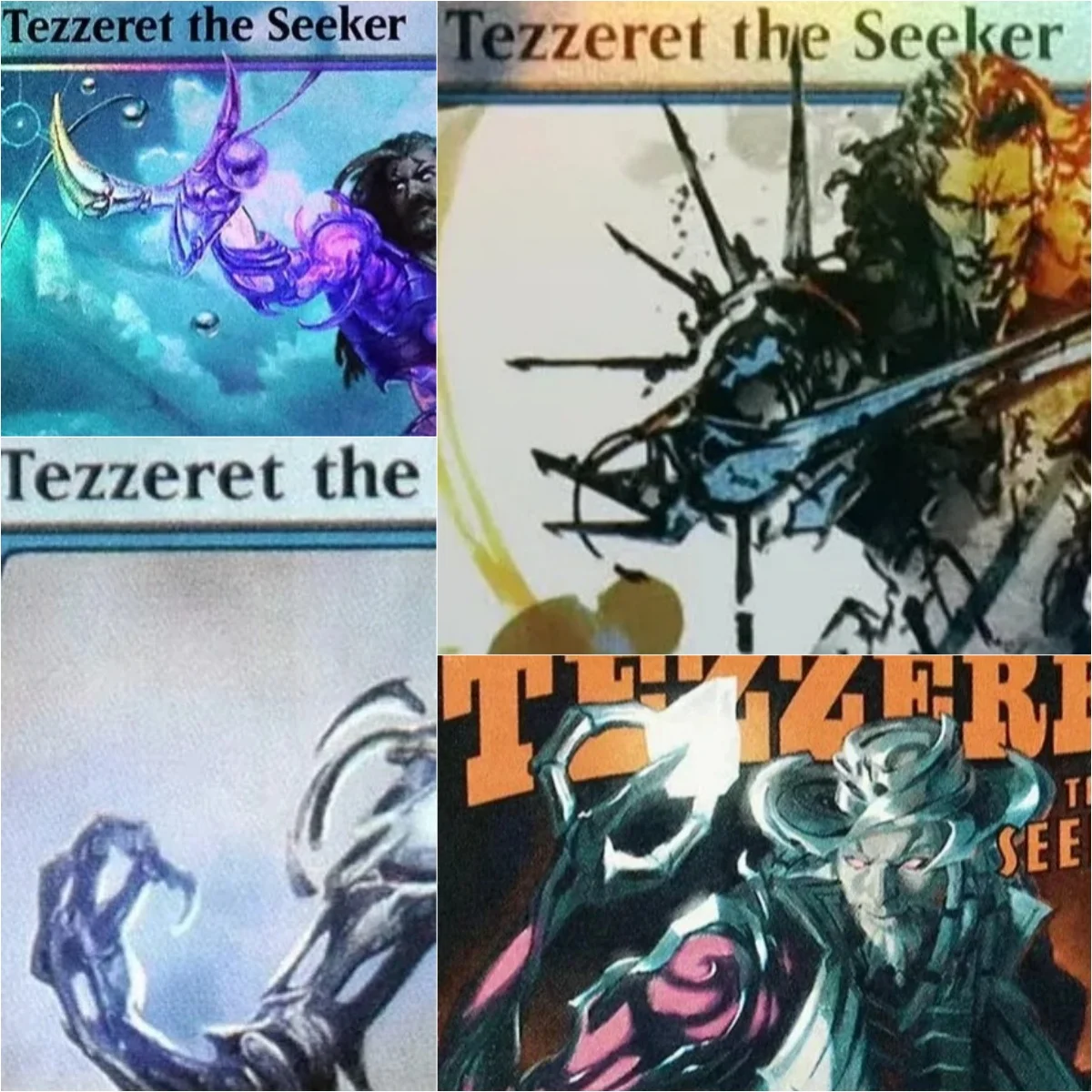 

'Tezzeret the Seeker' High Custom TCG Magical Proxy Cards Game Quality Proxy Gathering Board Playing Game Trading Cards Proxy