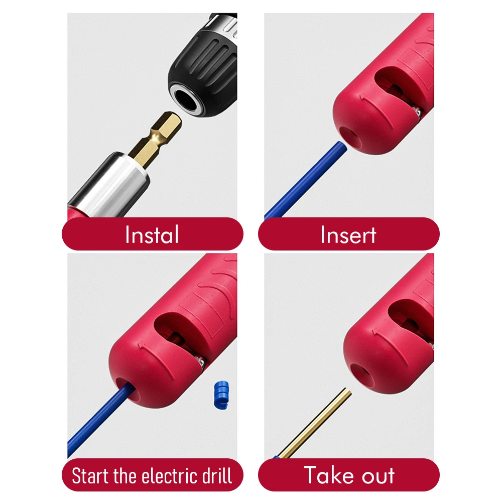 Electrician Wire Stripper For Quickly Stripping Wire Use With Electric Drill Portable Electrician Tool Rotary Stripping Tool