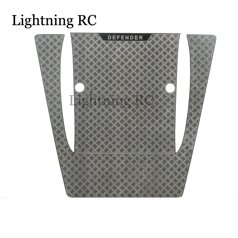 1 Set High Quality Metal Defender Skid Plate Machine cover for 1/10 RC Crawler Car TRX4 Defender of Land Rover