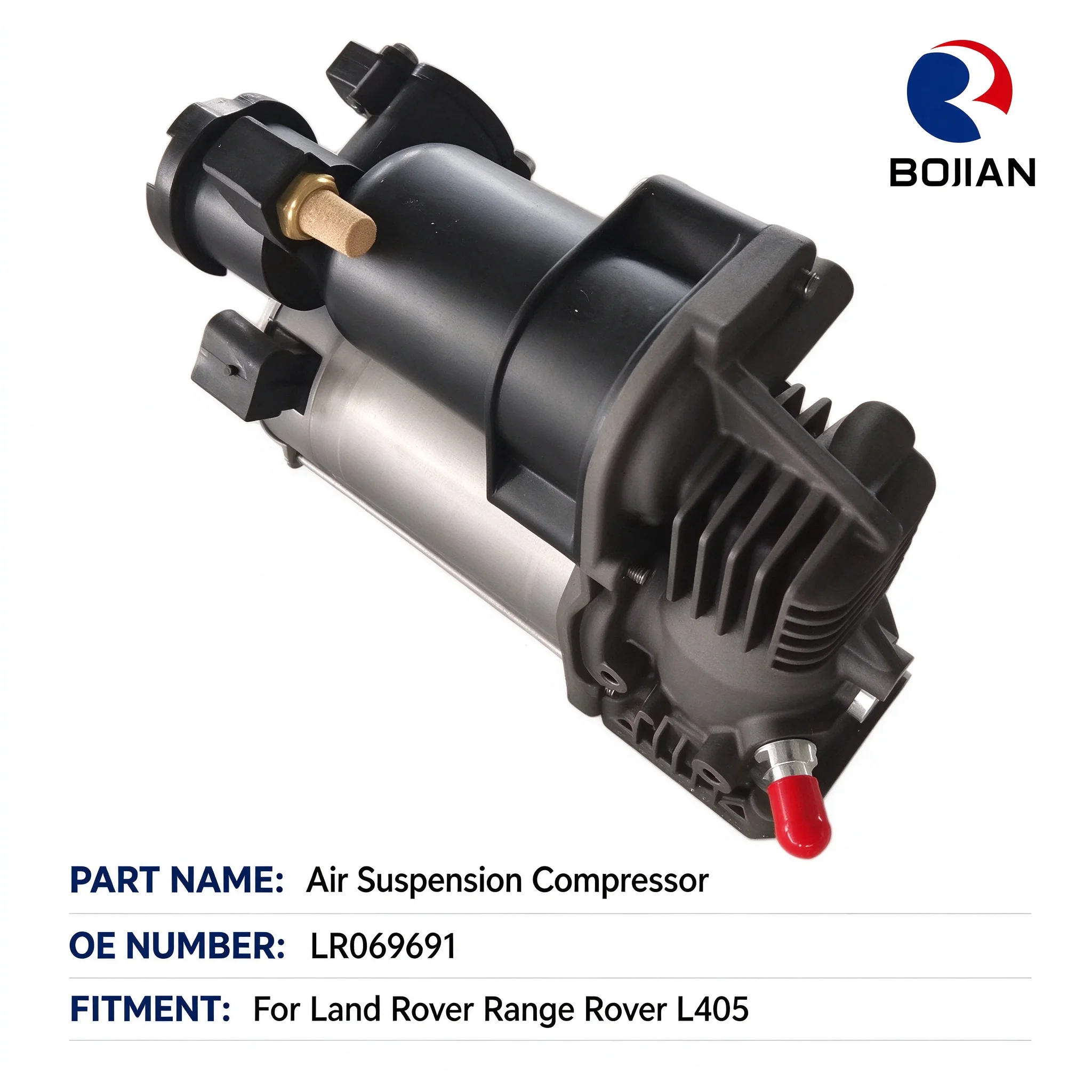 BOJIAN Air Suspension Compressor Pump OEM LR069691 Replacement for Land Rover Range Rover L405 Range Rover Sport L494 2013-2016