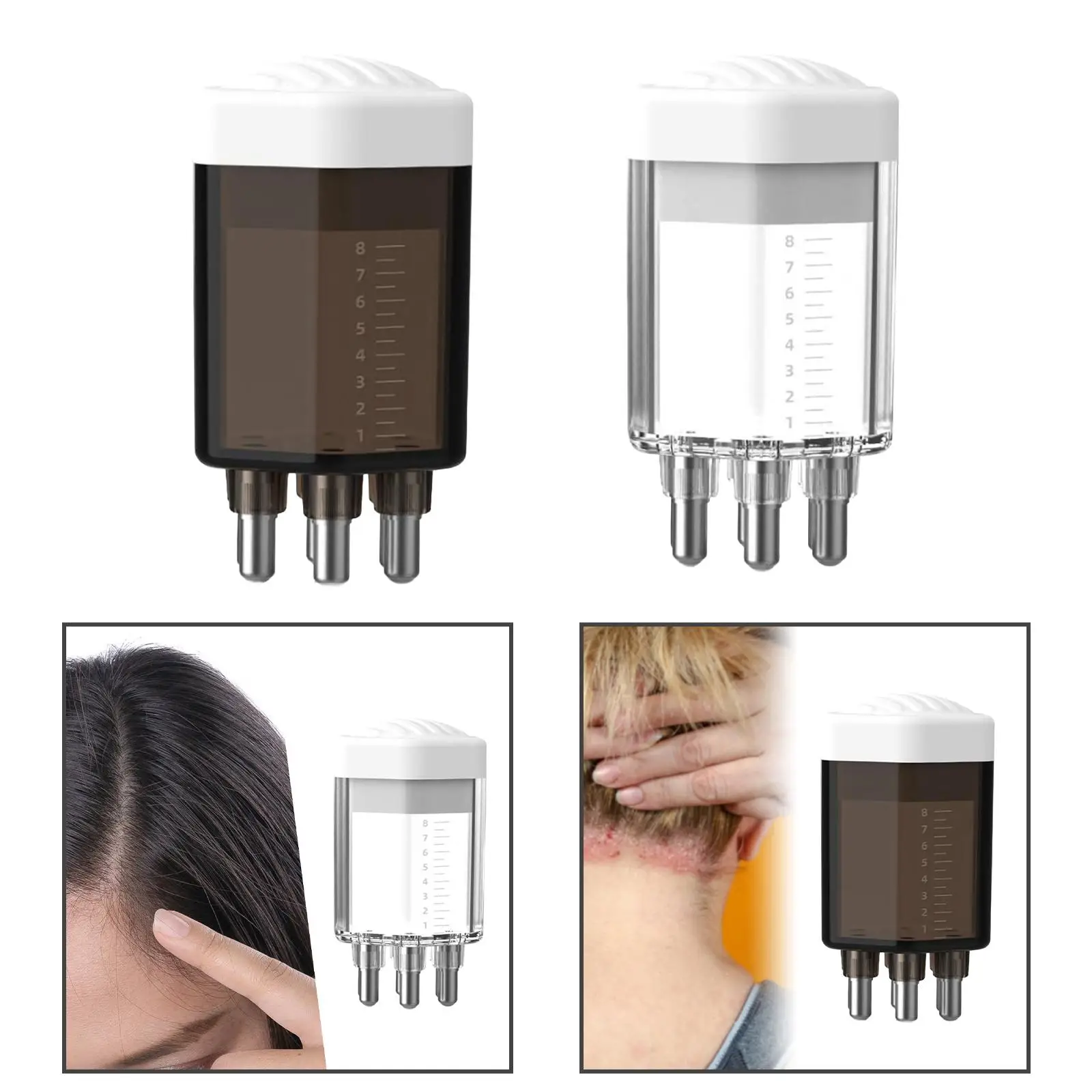 Scalp Applicator Convenient Portable Hair Oil Applicator for Home Travel Men