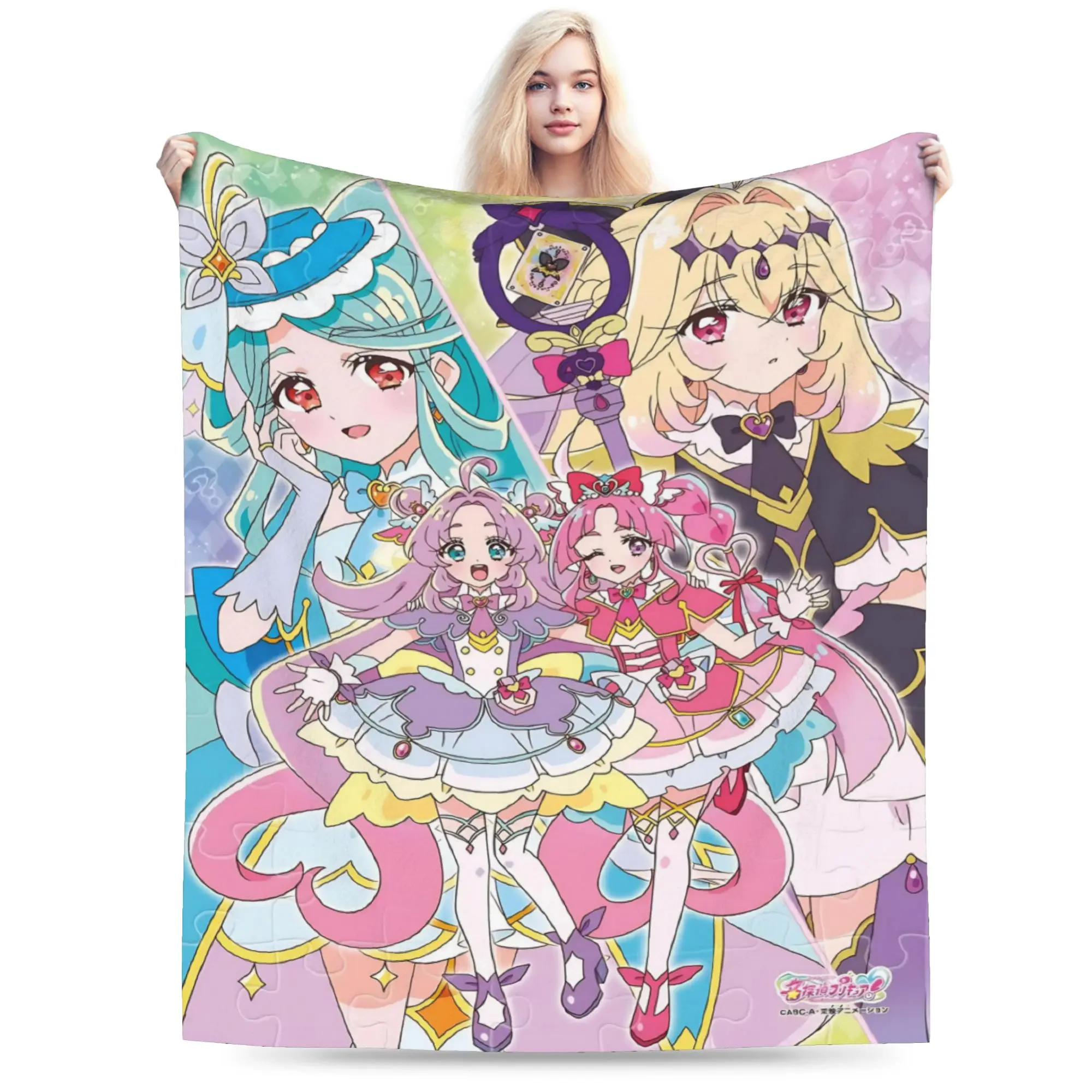 New Soaring Sky Pretty Cure Blanket Soft Fleece  Comfortable Throw Blankets Machine Washable