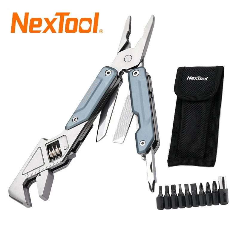 NexTool Light Wrench W2 Multi Tool Folding Pliers Large Spanner Screwdriver Portable Household Repair EDC Maintenance Tools