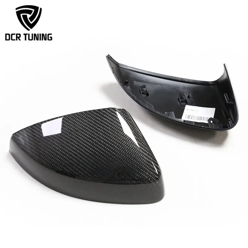 For Audi Real Carbon Fiber Side Mirror Cover Replacement  A3 S3 RS3 8V 2014-2019 Wing Mirror Casing Housing
