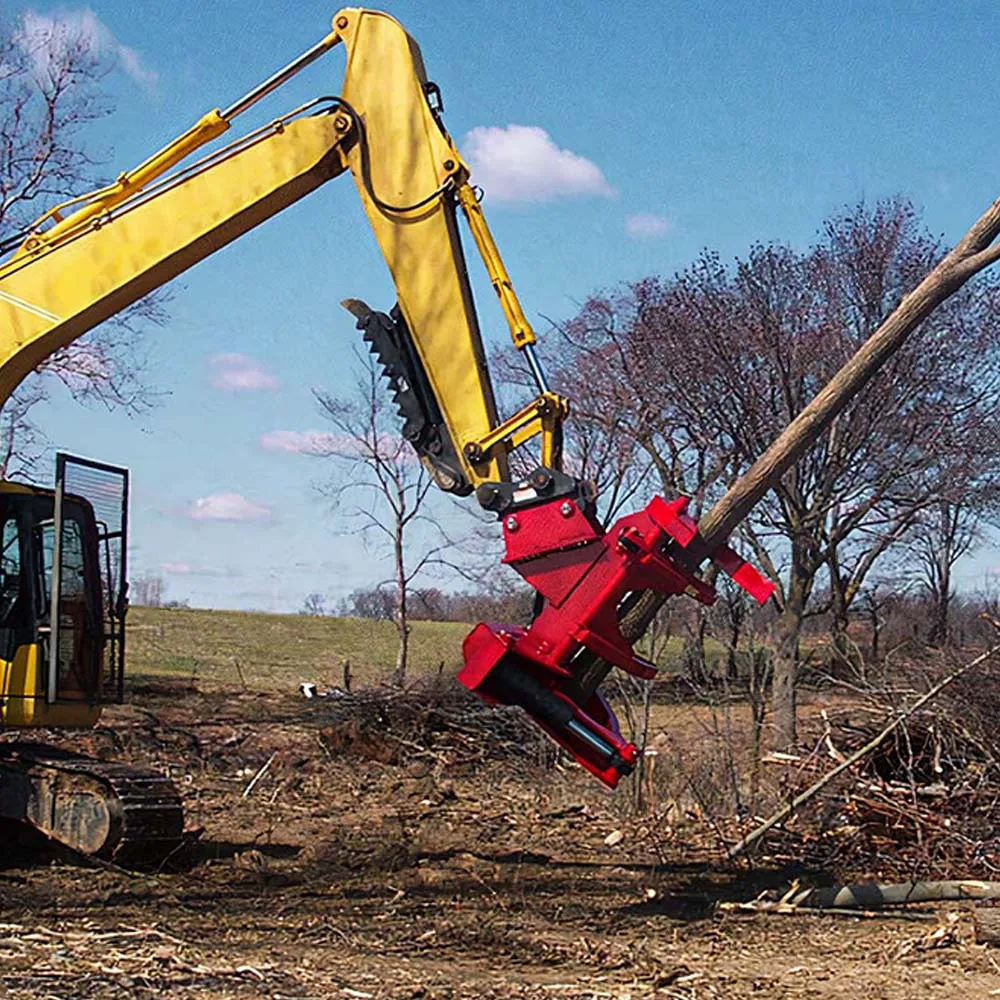 High Quality Excavator Attachment Felling Shear Multifunctional Hydraulic Forest Tree Pruning Machine