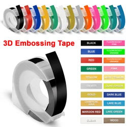 9mm Compatible Dymo 3D Embossing Tape for Dymo 3D Label Tape Replace For Dymo Motex E101 E202 12965 Labeller 1610 Label Maker