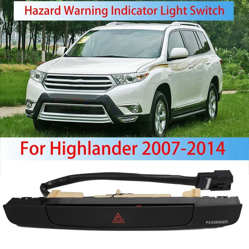 

Car Hazard Button Light Switch Button For Toyota Highlander 2007-2014 Hazard Warning Indicator Light Switch