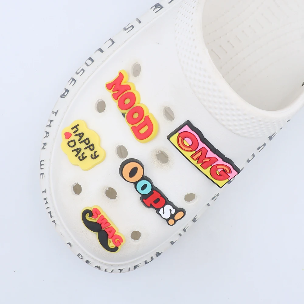 1 Piece Shoe Accessories Charms Little Monster Shoe Decorations Noctilucent Flowers Ornament Slipper Adult Children Gift - Detail 1