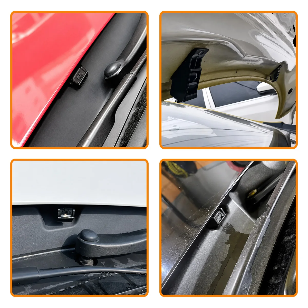 2 Stück Frontscheibenwaschdüse Scheibenwischer-Sprühdüse Wasserdüse Passend für VW Passat B5 Golf Jetta MK4 Bora Polo Beetle Seat, 6E0955985B – Detail 6