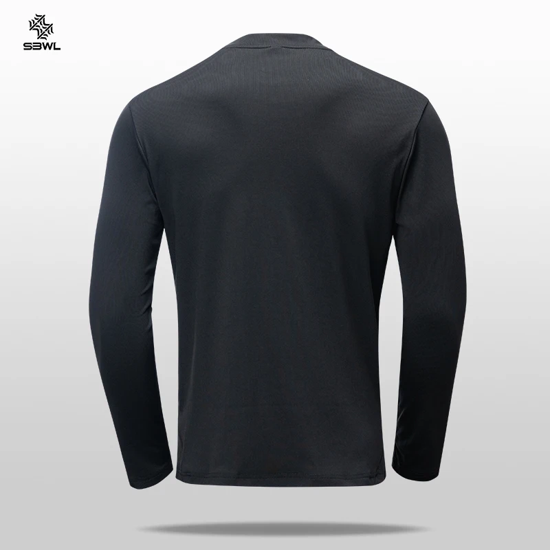 Sbwl Herfst En Winter Van Hoge Kwaliteit Buitensporten Warm Van Binnen Met Elastische Lange Mouwen T-Shirt Met Fitness Basisshirt Tops