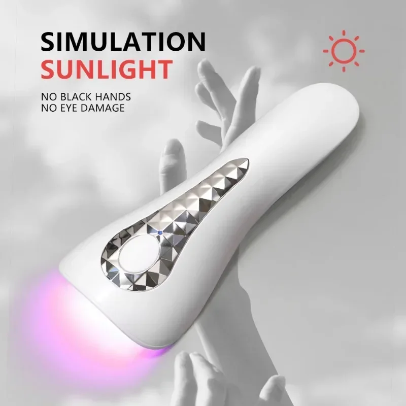 Lamp For Nails Drying Lamp Handheld UV LED Rechargeable Mini Manicure Lamp Nail Dryer For Gel Nails Portability Nail Art Tools