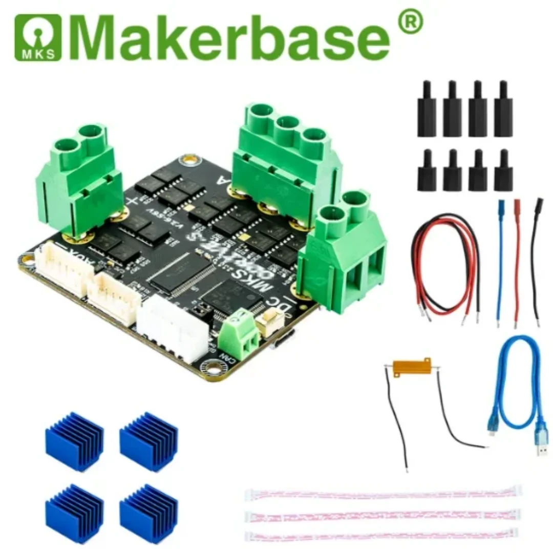 Makerbase-高精度ブラシレスサーボモーターコントローラー、アップグレード、xdrive3.6、56v、xdrive3.6に基づく