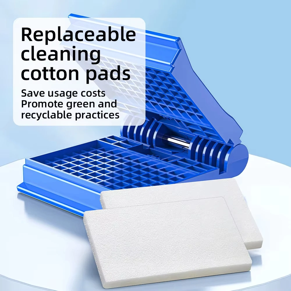 

Fiber Optic Cleaning Cotton Swabs Dust Removal Tool Set with Empty Alcohol Bottle Replacement Core Fiber Optic Wipes